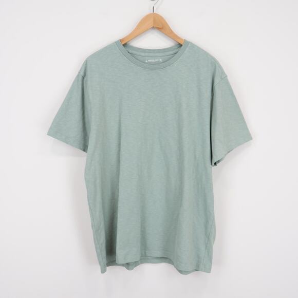 American Giant Men's Premium Slub Crew Tee Green Milieu Size XL NWOT - Picture 2 of 7